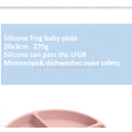 Silicone baby food plate